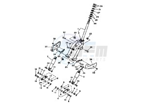 CT SS 50 drawing FRONT FORK