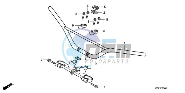 HANDLE PIPE/TOP BRIDGE