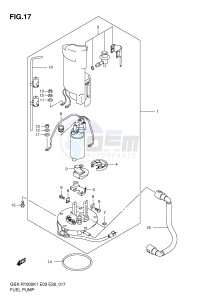 GSX-R1000 (E3-E28) drawing FUEL PUMP (GSX-R1000K1)