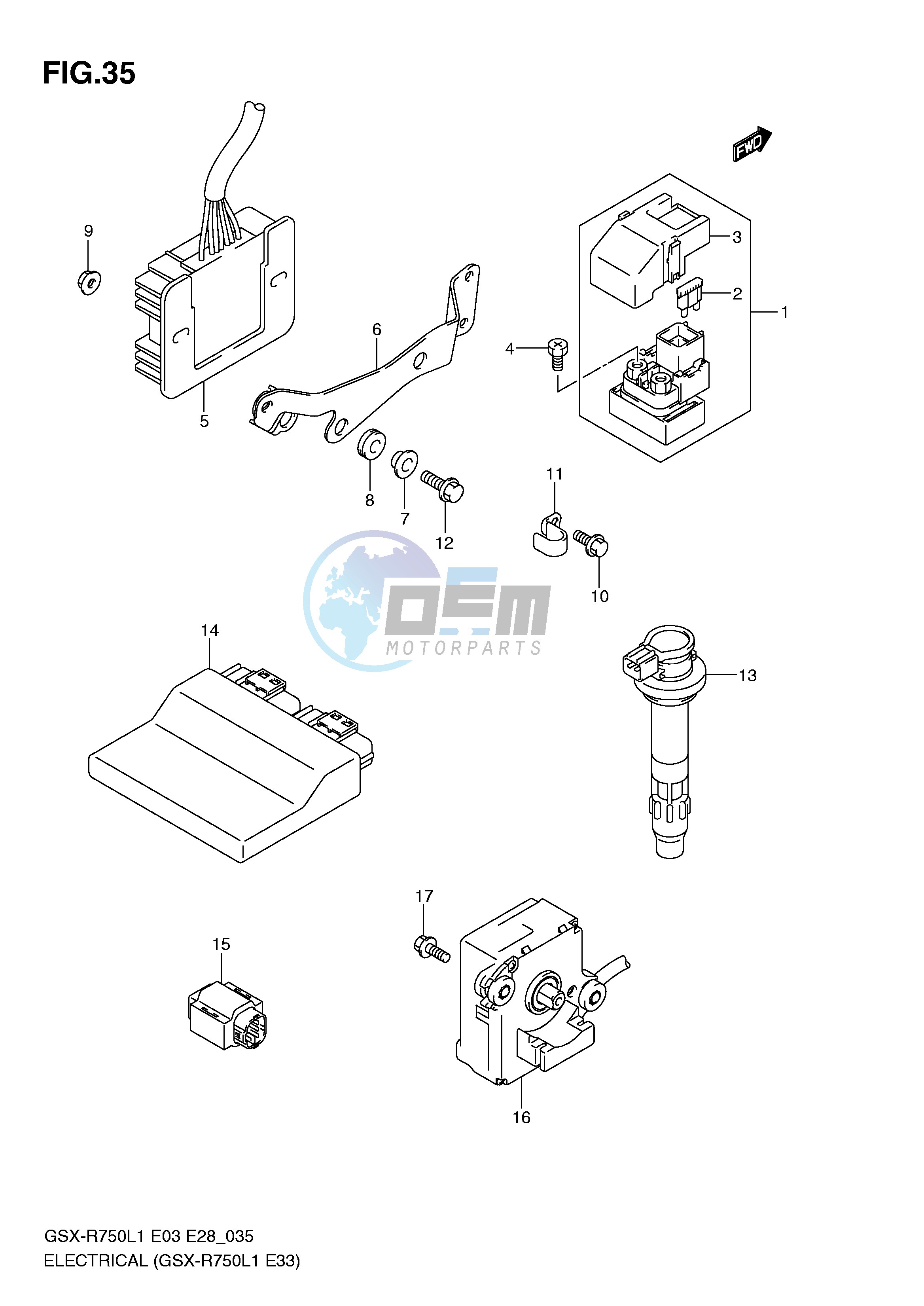 ELECTRICAL (GSX-R750L1 E33)