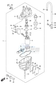 DF 115A drawing Fuel Vapor Separator