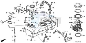 GL1800A NZ - (NZ) drawing FUEL TANK