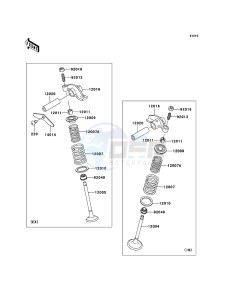 KLF300 4x4 KLF300C6F EU GB drawing Valve(s)