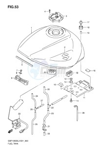 GSF-1250S ABS BANDIT EU drawing FUEL TANK