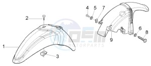 Liberty 50 2t RST ptt (CH) Switserland drawing Front and rear mudguard