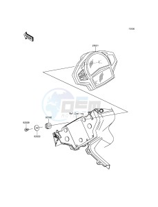 ER-6F EX650EFF XX (EU ME A(FRICA) drawing Meter(s)