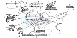 CBR600SE drawing STRIPE (CBR600SET)