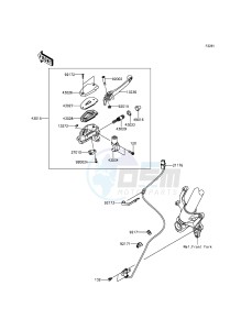 Z800 ABS ZR800DGFA UF (UK FA) XX (EU ME A(FRICA) drawing Front Master Cylinder