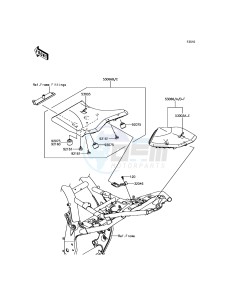 Z800 ABS ZR800BGF FR GB XX (EU ME A(FRICA) drawing Seat