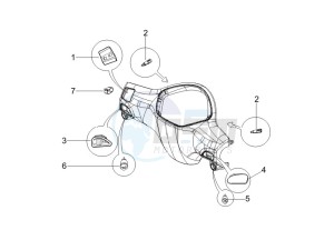 Liberty 125 4t Sport e3 drawing Selectors - Switches - Buttons