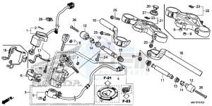 CBR1000S1H 2ED - (2ED) drawing HANDLE PIPE/ TOP BRIDGE