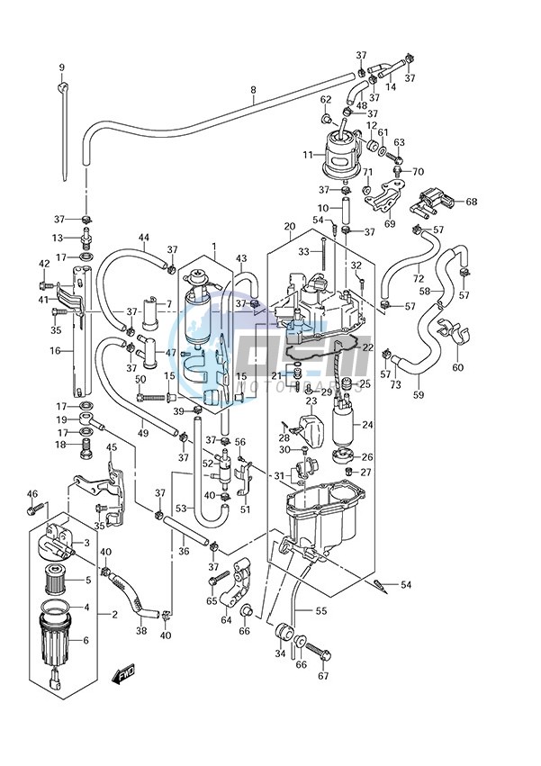 Fuel Pump/Fuel Vapor Separator