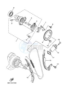 YFM700FWAD GRIZZLY 700 EPS (BDEB) drawing CAMSHAFT & CHAIN