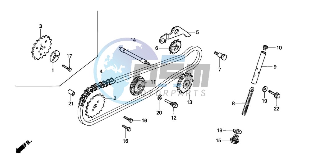 CAM CHAIN/TENSIONER