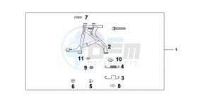 CBF600N9 UK - (E / MKH) drawing MAIN STAND