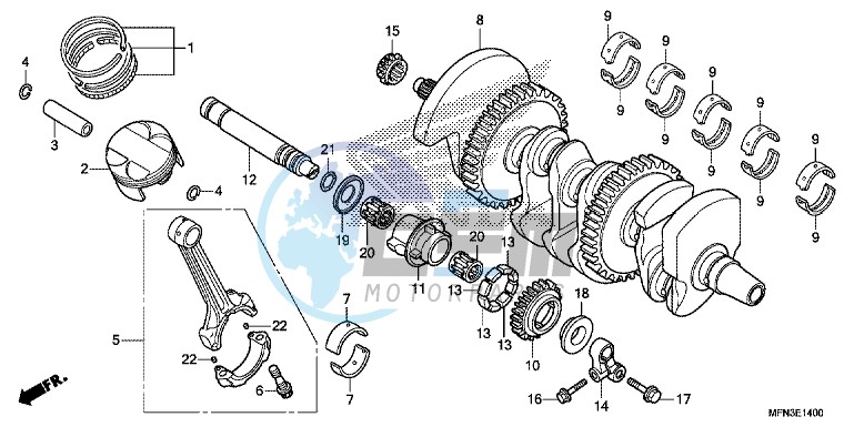 CRANKSHAFT/ PI STON