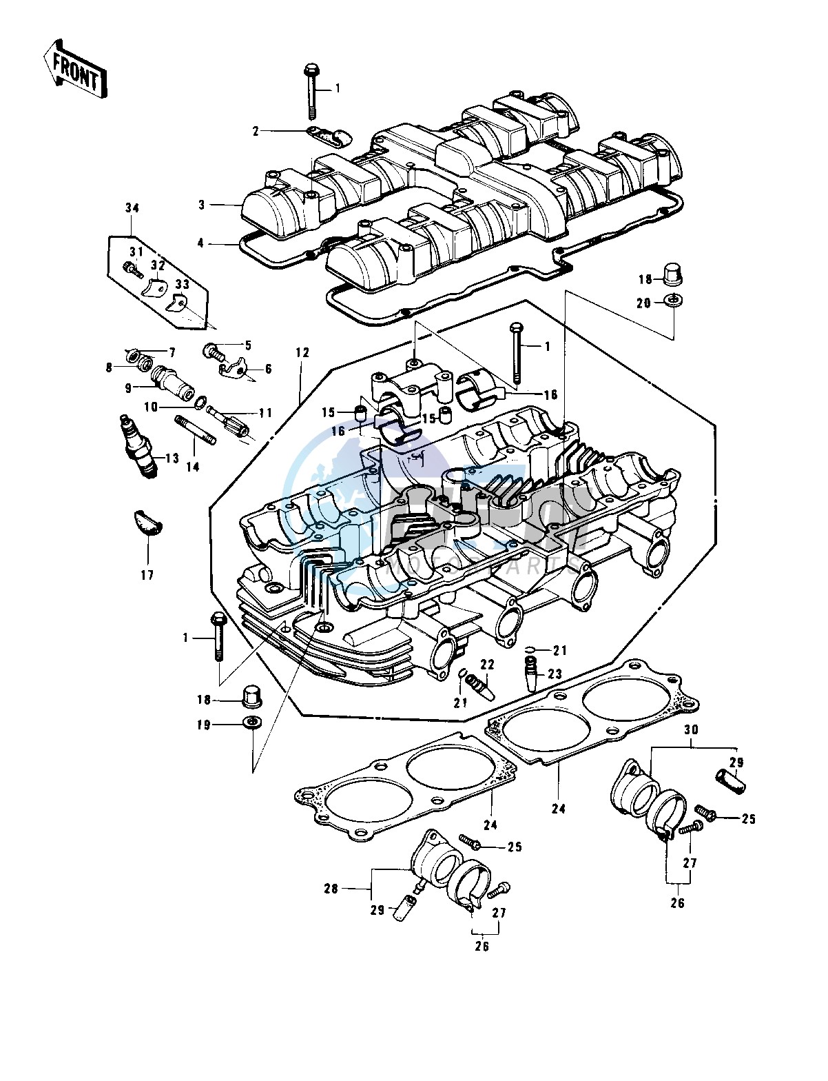 CYLINDER HEAD_COVER -- 77-78 B1_B2- -