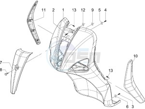 Liberty 50 4t drawing Front shield