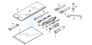 TRX500TM drawing TOOLS