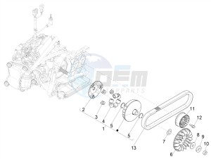 GTV 300HPE SEI GIORNI IE E4 ABS (EMEA) drawing Driving pulley