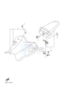 YZF-R1 998 R1 (BX41) drawing SEAT