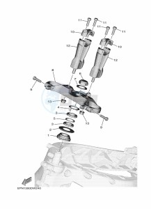 MT-09 MTN890 (B7NJ) drawing STEERING