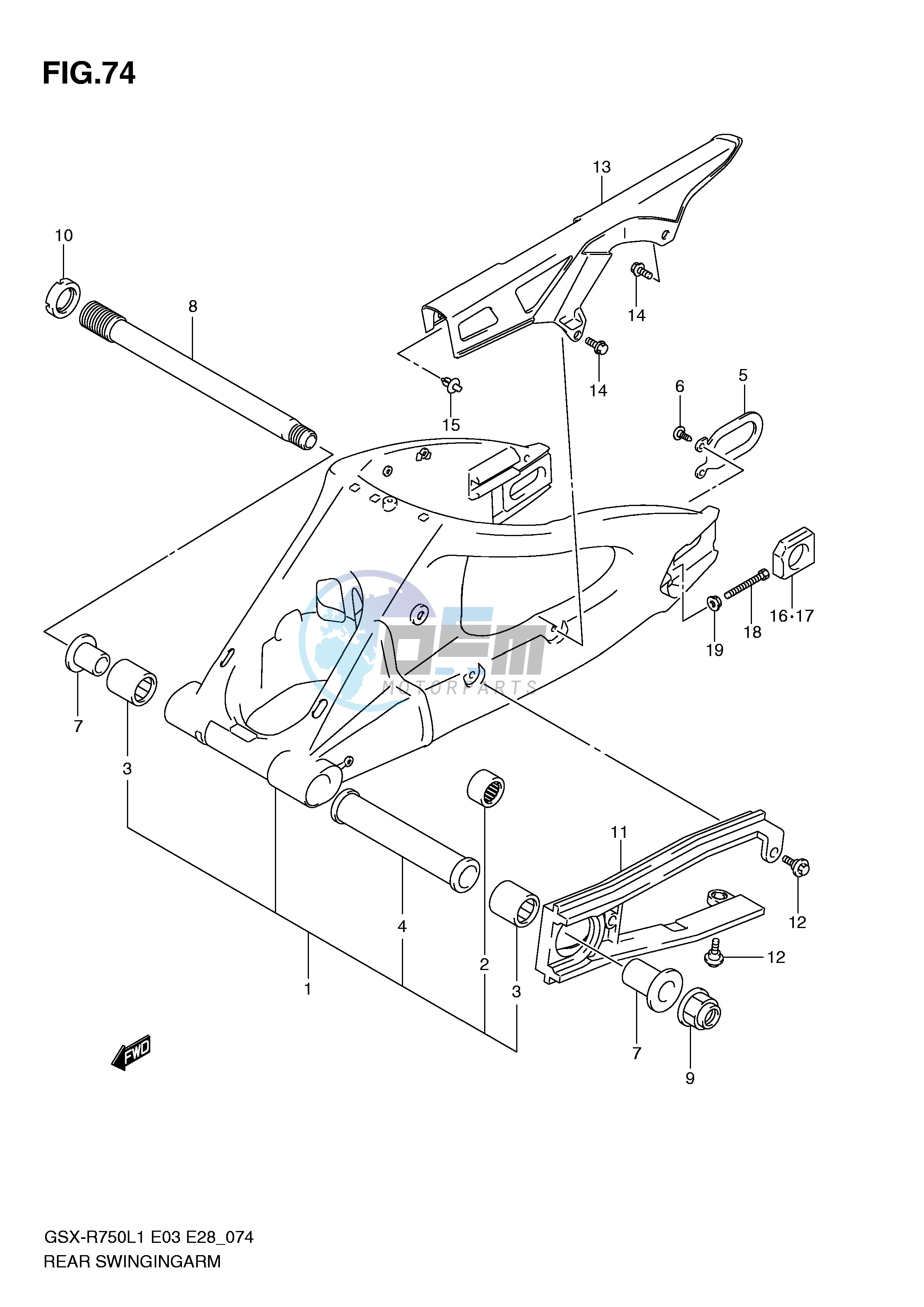 REAR SWINGINGARM