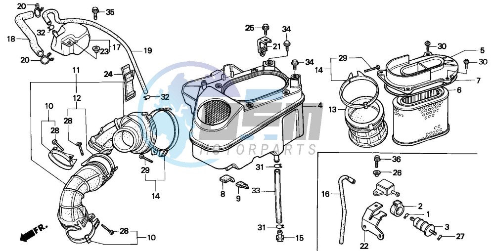 AIR CLEANER (VT1100C)