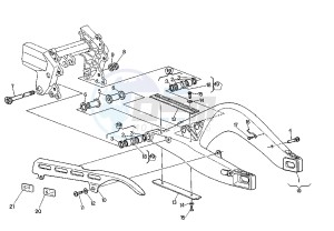 RAPTOR 125 drawing REAR ARM