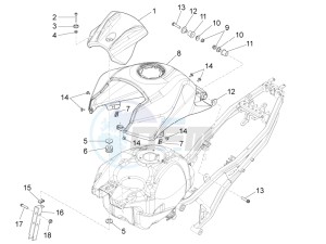 RS 125 4T E4 ABS EMEA EU drawing Tank cover