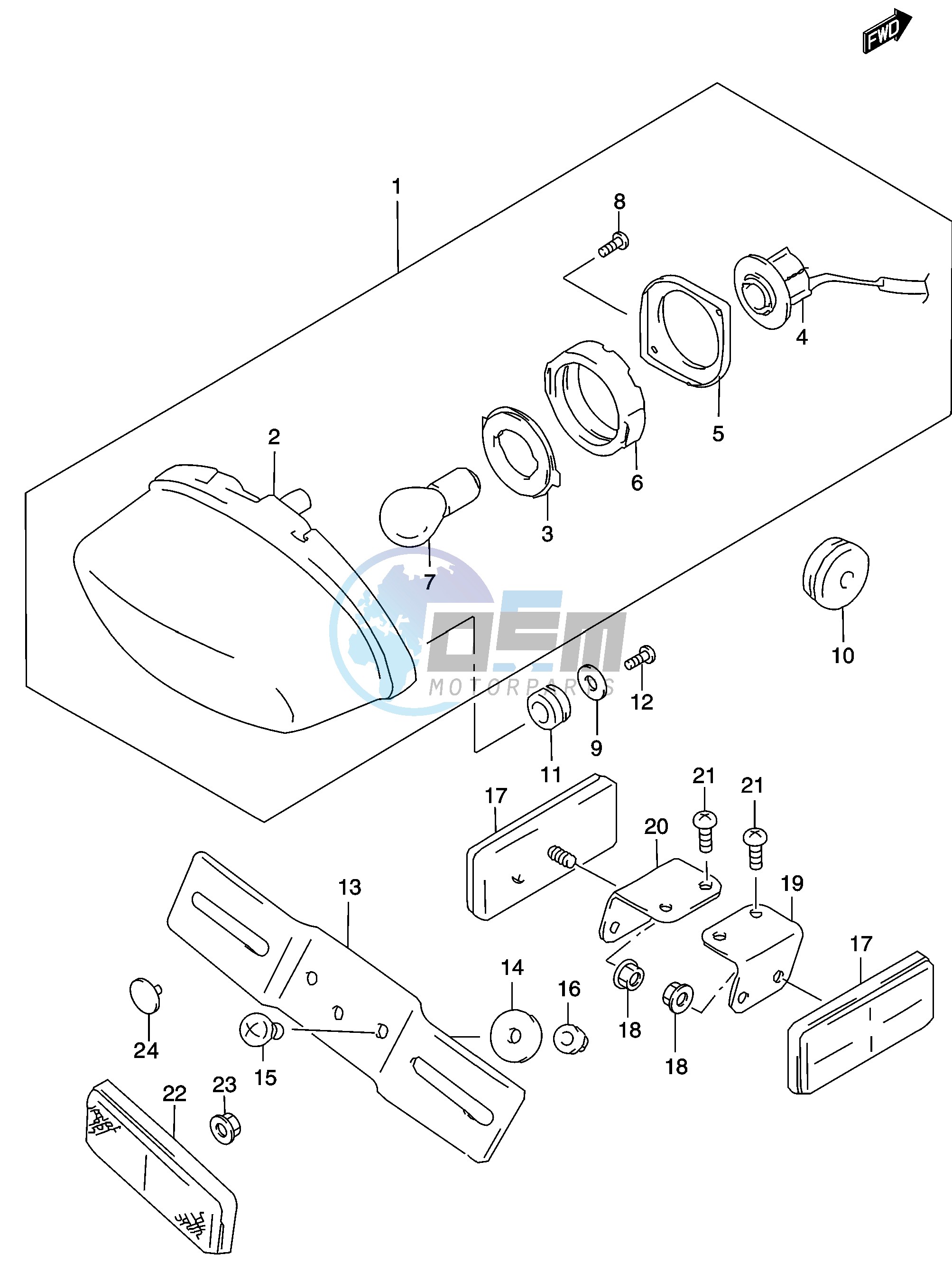 REAR COMBINATION LAMP