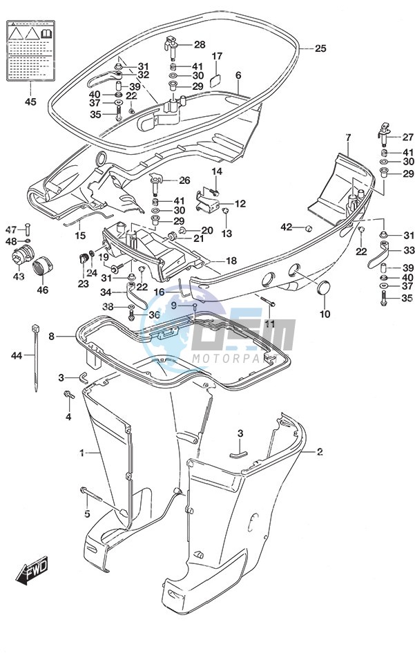 Side Cover w/Transom (X or XX)