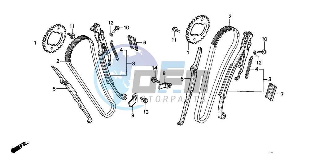 CAM CHAIN/TENSIONER