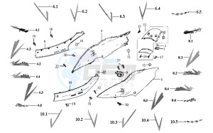 JET EURO X 50 E2 drawing COWLING