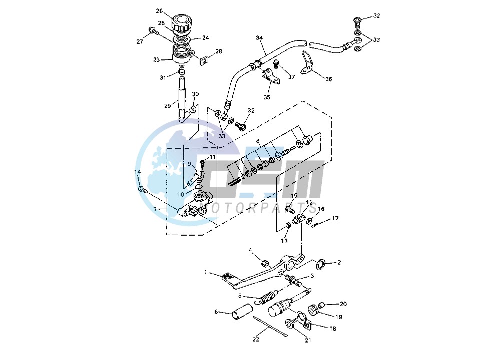 REAR MASTER CYLINDER