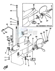 150C drawing PROPELLER-HOUSING-AND-TRANSMISSION-2