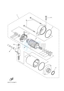 YXC700E YXC70VPXG VIKING VI (B853) drawing STARTING MOTOR