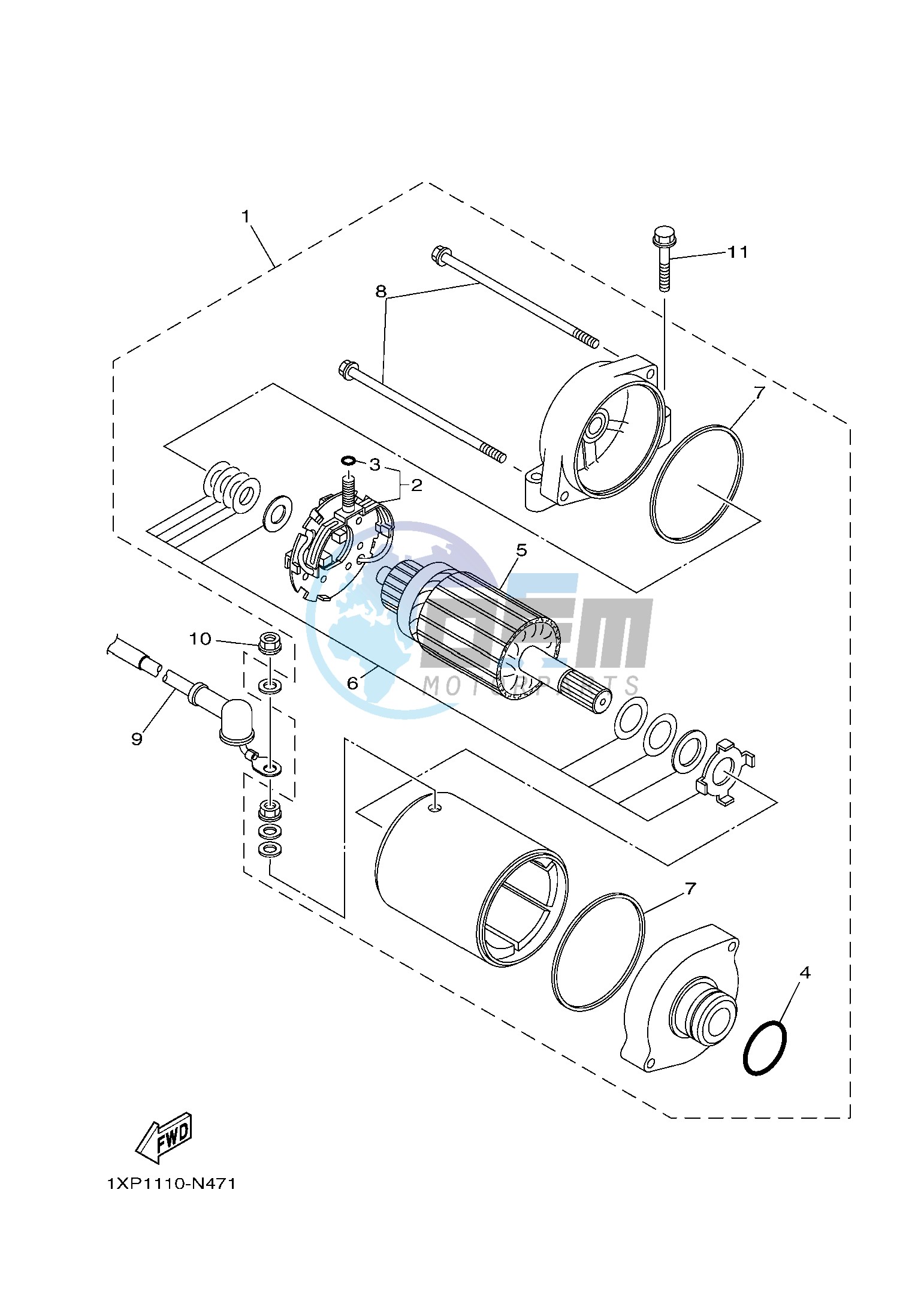 STARTING MOTOR