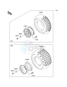 KFX700 KSV700ABF EU drawing Tires