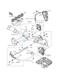 Z800 ZR800CGF UF (UK FA) XX (EU ME A(FRICA) drawing Accessory(Belly Pan)