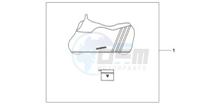 CB600FA9 Spain - (SP / ABS) drawing BODY COVER L