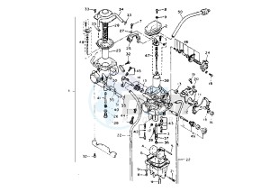 TT K 600 drawing CARBURETOR