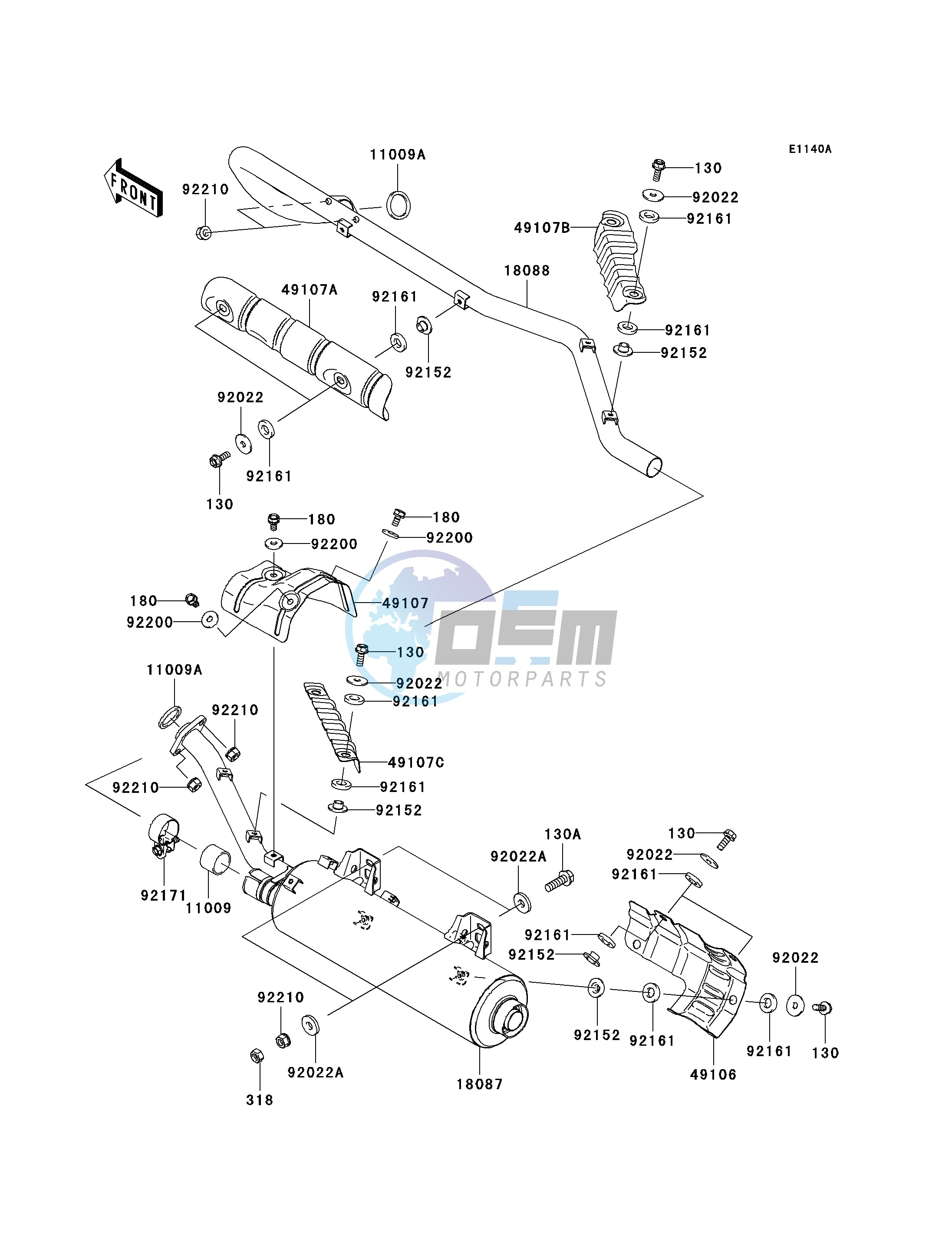 MUFFLER-- S- --- JKAVFDB1 6B503807 - - -