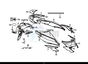 JET 14 (25 KM/H) (XC05W1-NL) (E4) (L8-M0) drawing BODY COVER