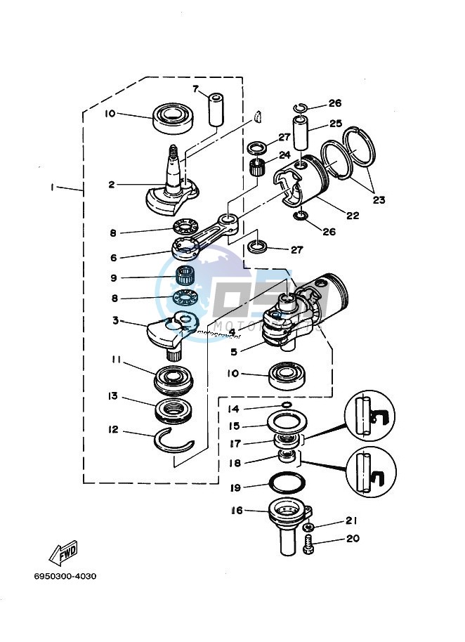 CRANKSHAFT--PISTON