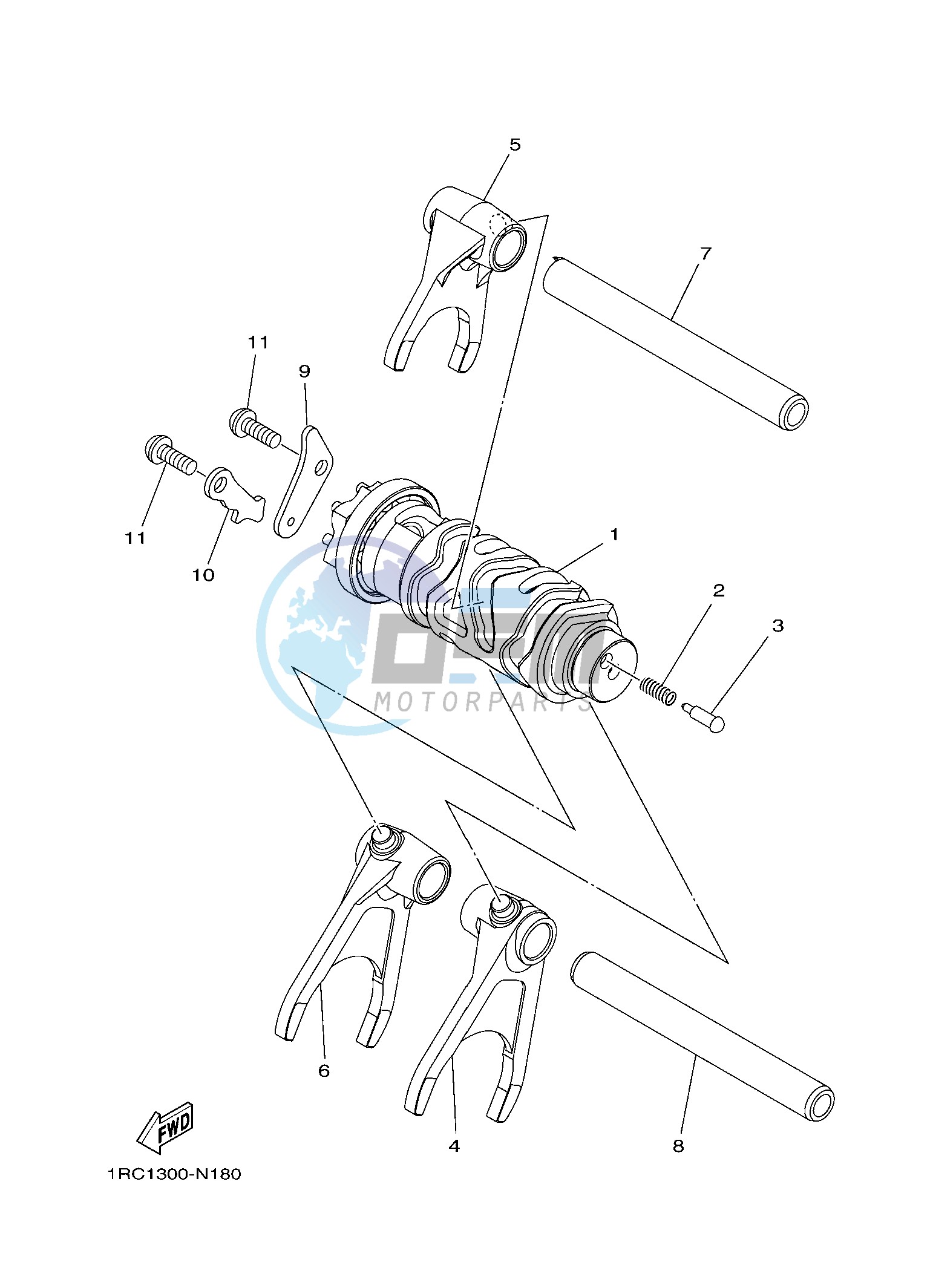 SHIFT CAM & FORK