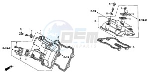 XL1000VA drawing CYLINDER HEAD COVER