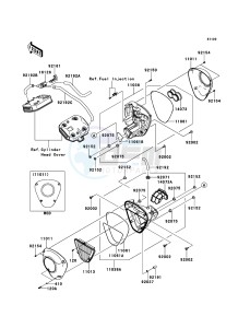 VN1700_CLASSIC_ABS VN1700FBF GB XX (EU ME A(FRICA) drawing Air Cleaner