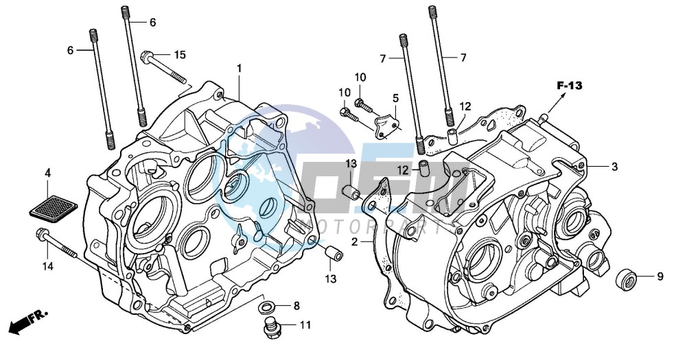 CRANKCASE (CRF80F)