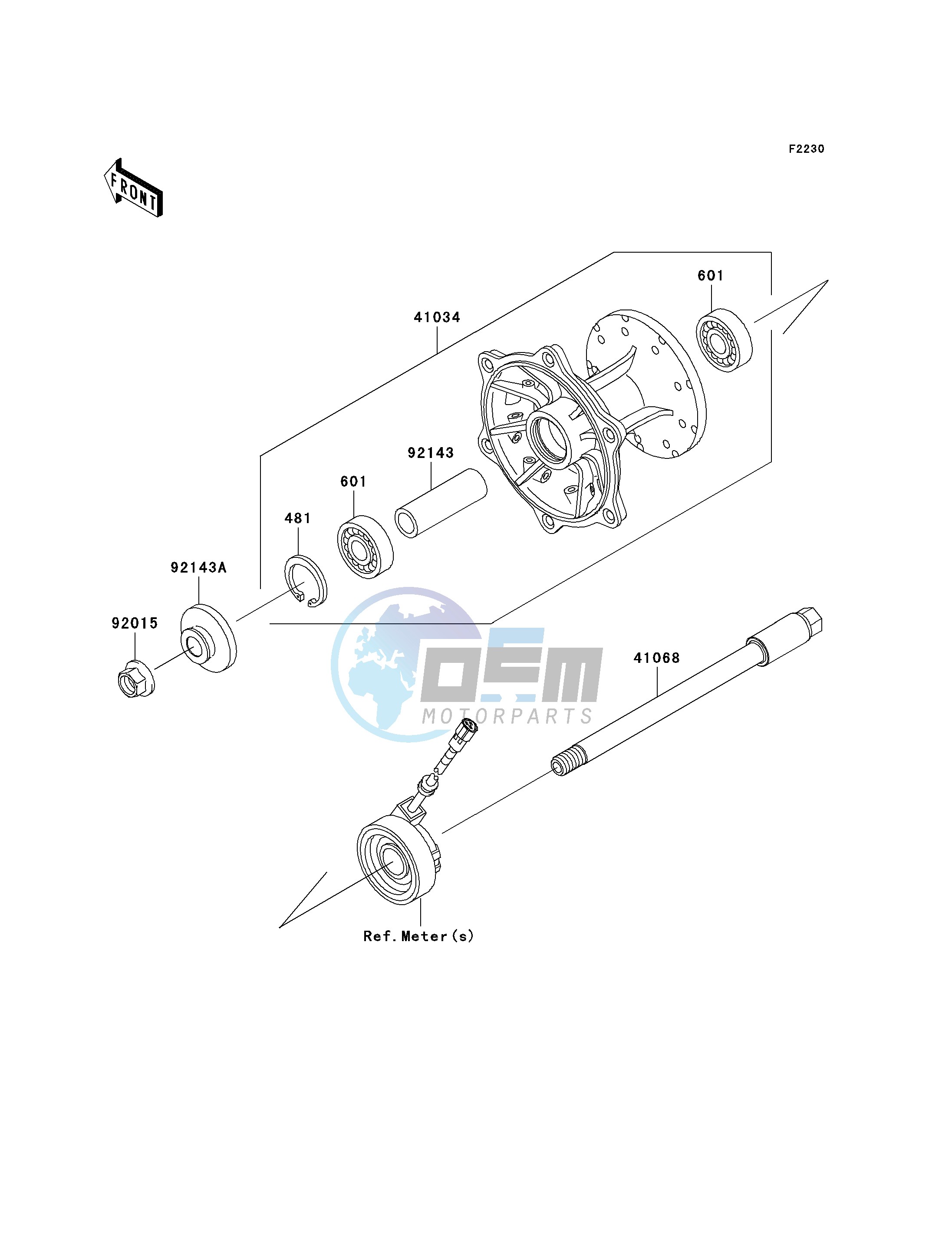 FRONT HUB